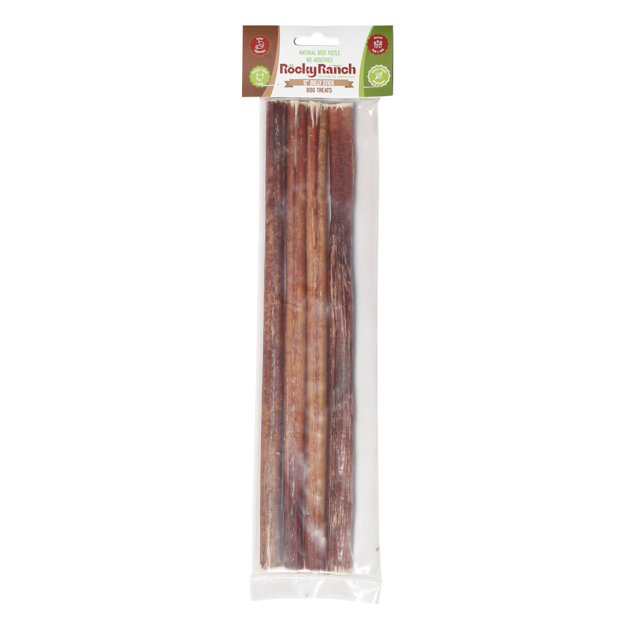12" Bully Sticks – 4 Pack
