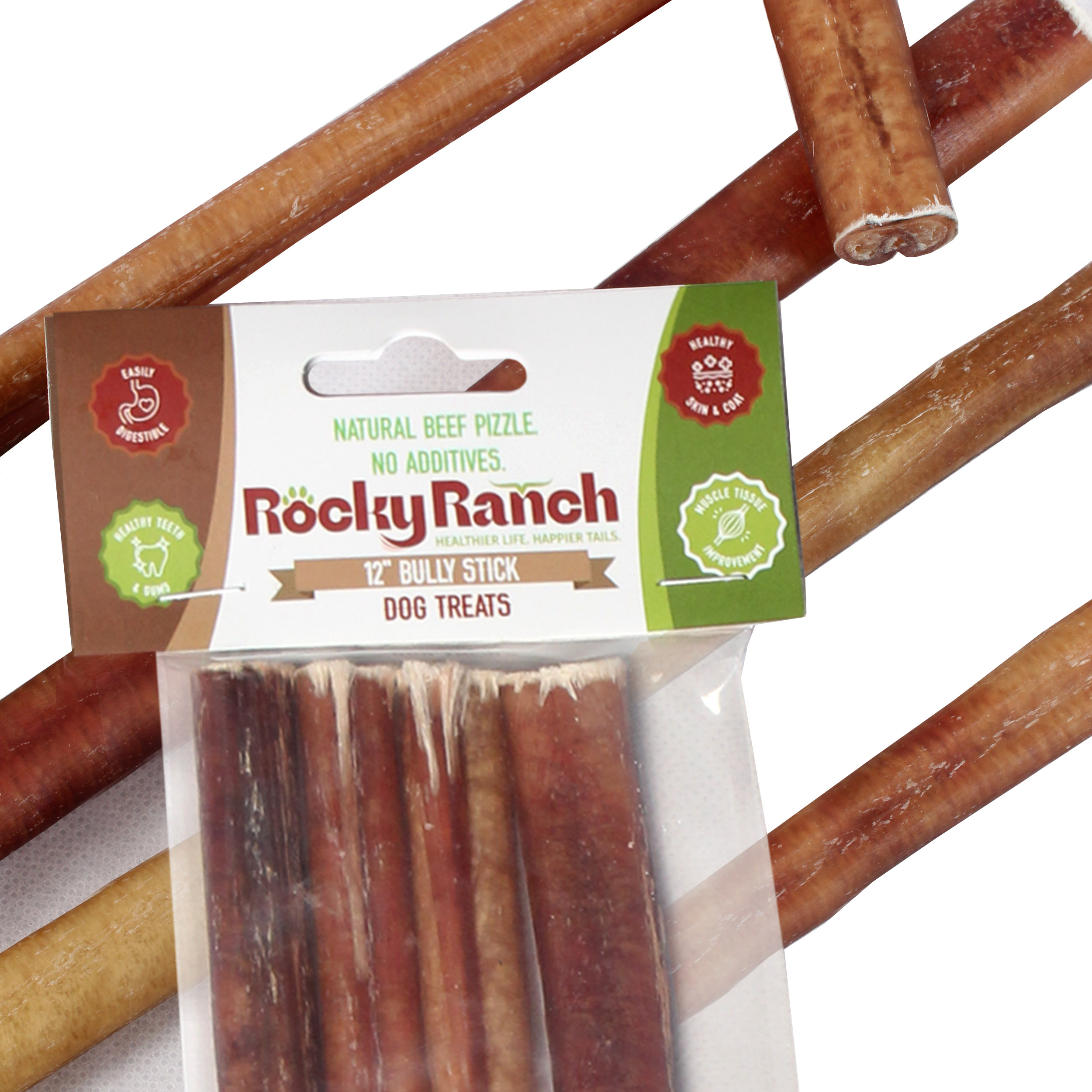 12" Bully Sticks – 4 Pack - Image 4