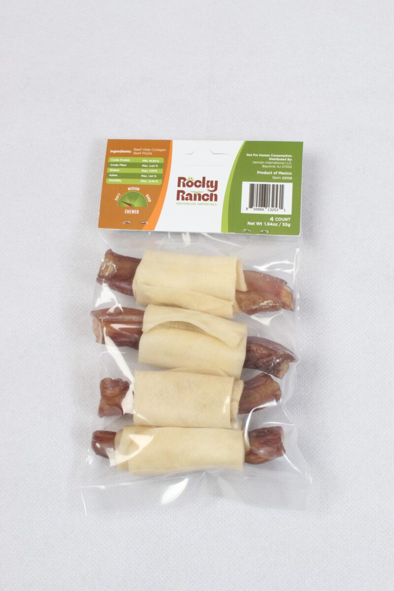 Mini Collagen & Bully Hot Dog – 4 Pack - Image 2