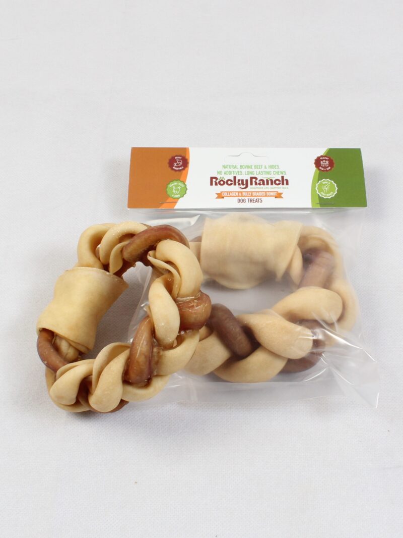 Braided Collagen & Bully Donut – 1 Pack