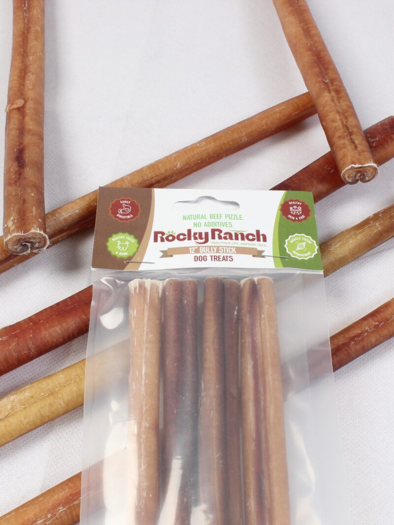 12" Bully Sticks – 4 Pack